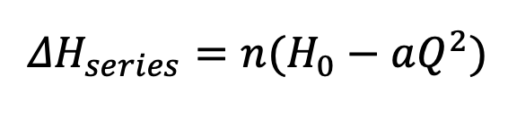 n pumps series equation