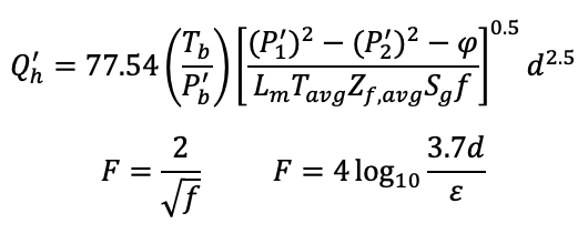 AGA Equation