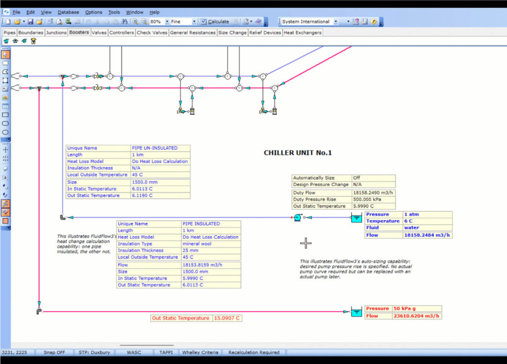 FluidFlow Liquid Flow Simulation Software