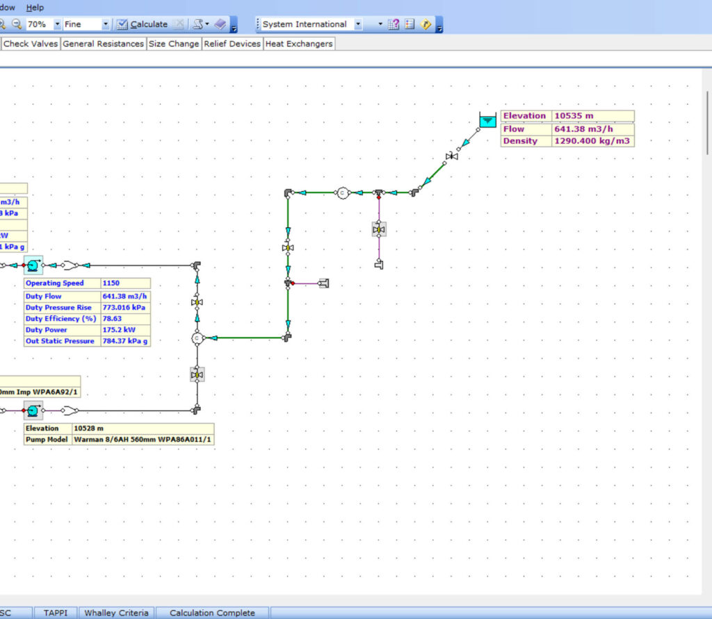 FluidFlow Slurry Flow Simulation