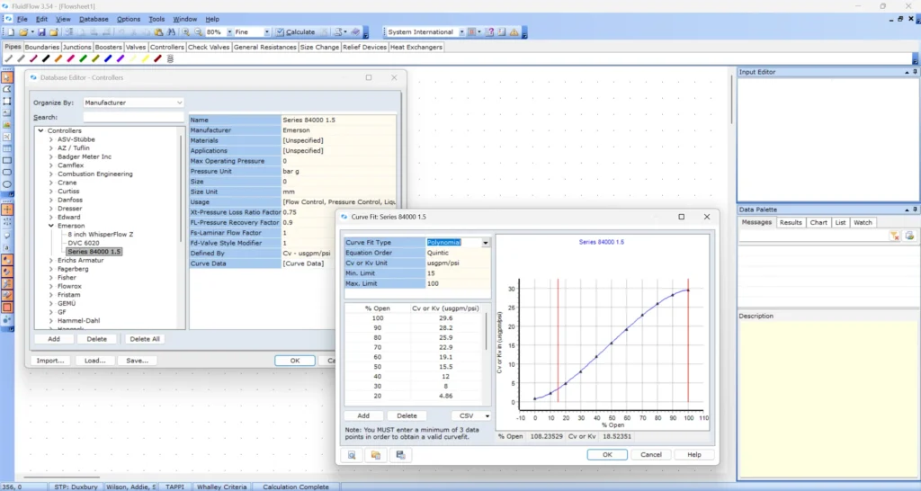 FluidFlow Controllers Database